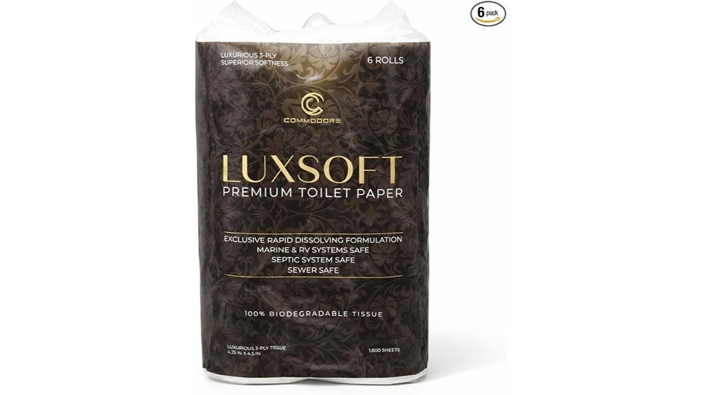 deluxe 6 roll rv toiletpaper
