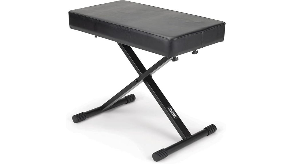 deluxe adjustable keyboard bench