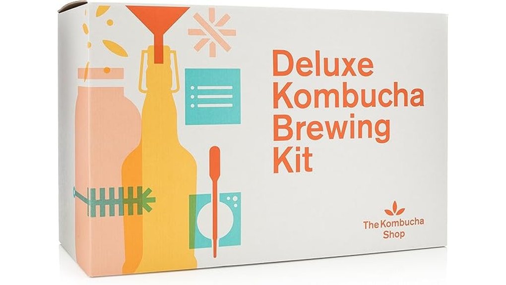 deluxe organic kombucha brewing kit