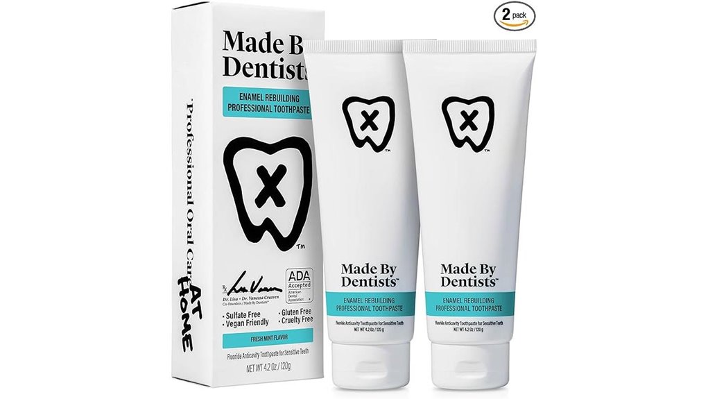 dentist formulated enamel remineralizing toothpaste
