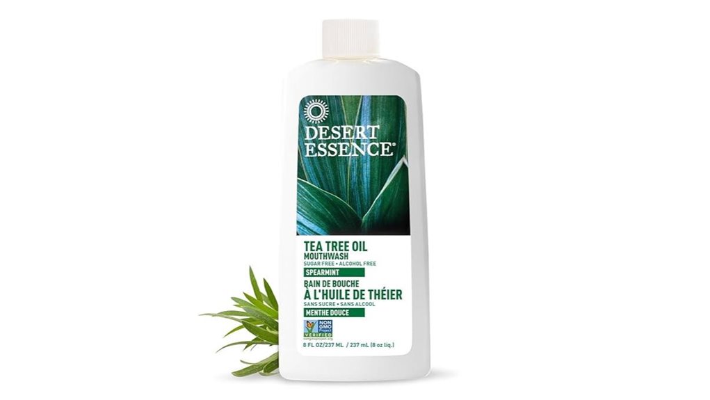 desert essence spearmint mouthwash