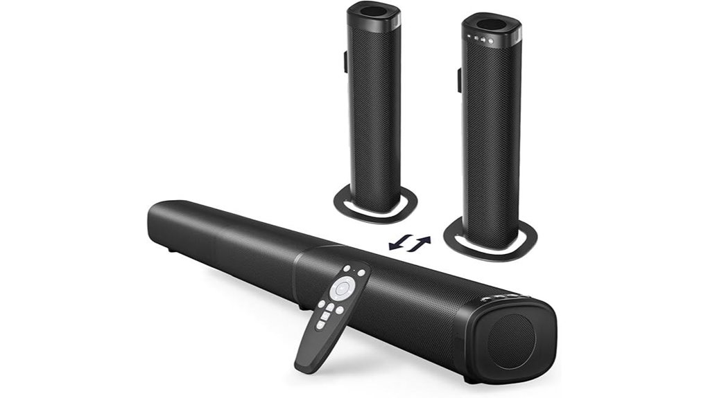 detachable 2 in 1 soundbar 100w