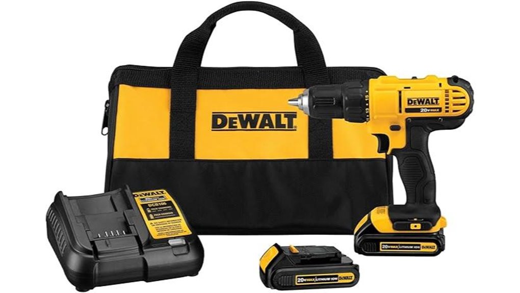 dewalt 20v cordless drill set