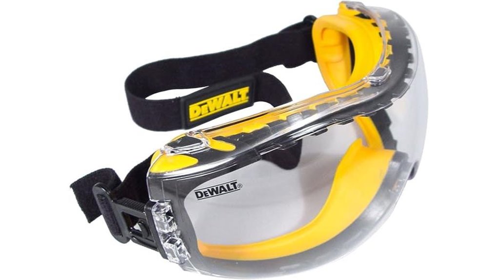 dewalt anti fog safety goggles