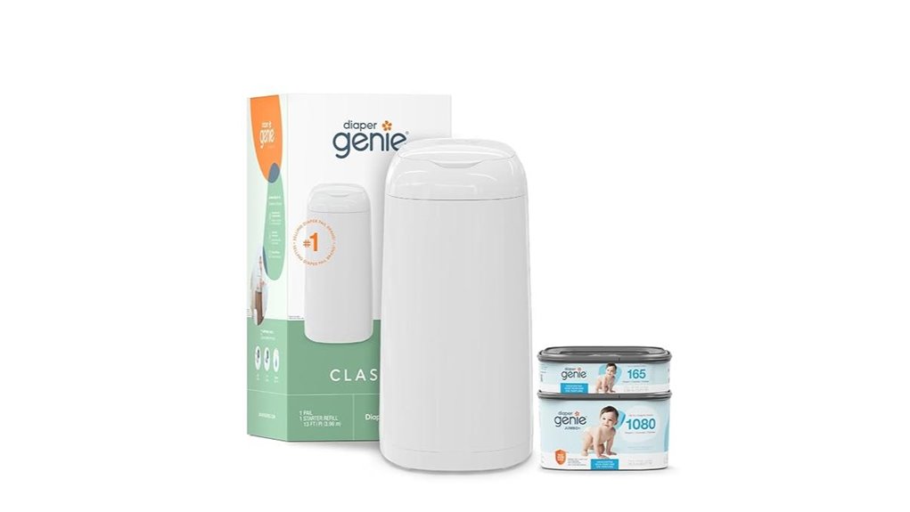 diaper genie classic pail set
