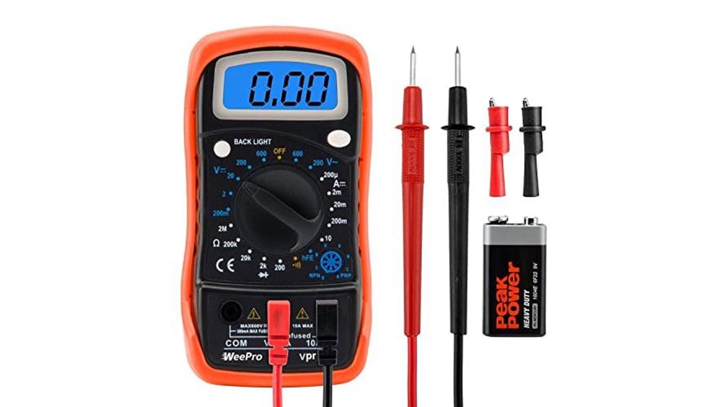 digital dc ac voltmeter