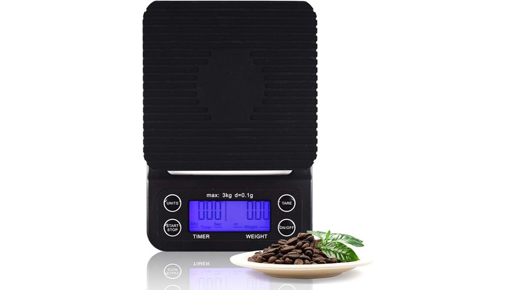 digital pour over coffee scale