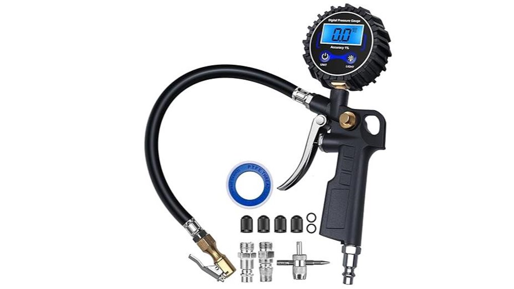 digital tire inflator gauge