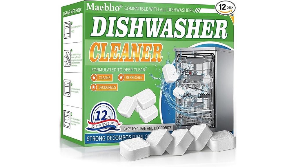 dishwasher cleaning deodorizing tablets