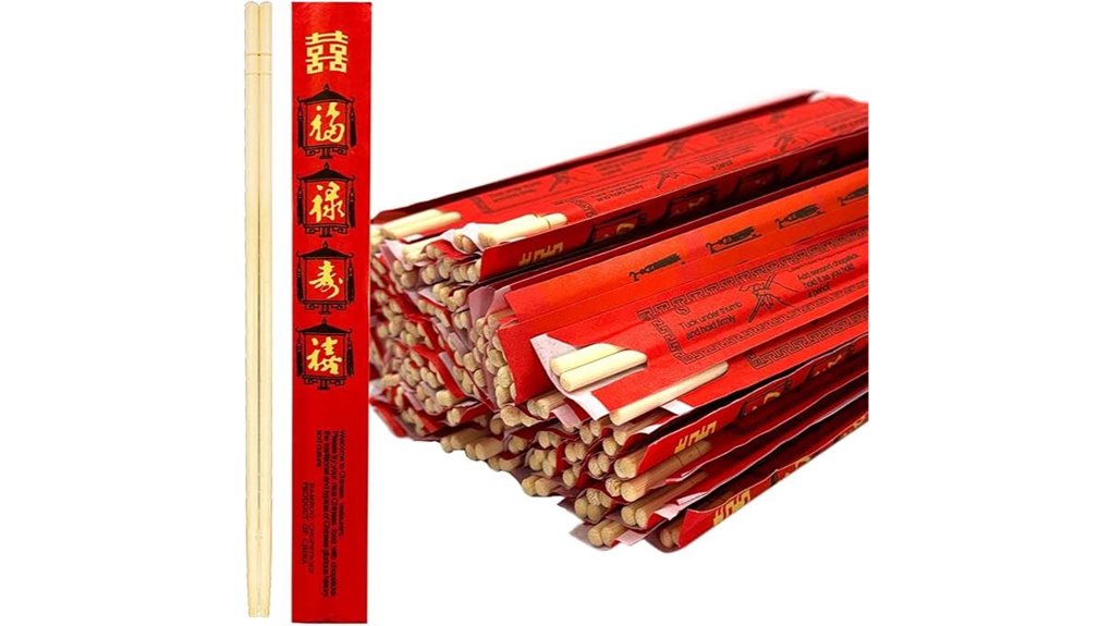 disposable 9 bamboo chopsticks 100