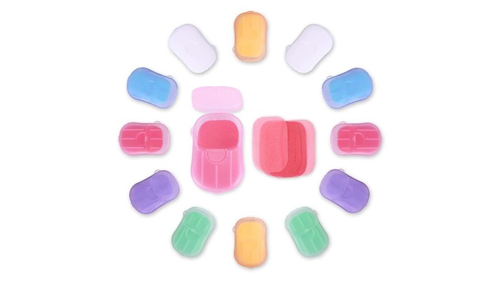 disposable mini hand soap sheets