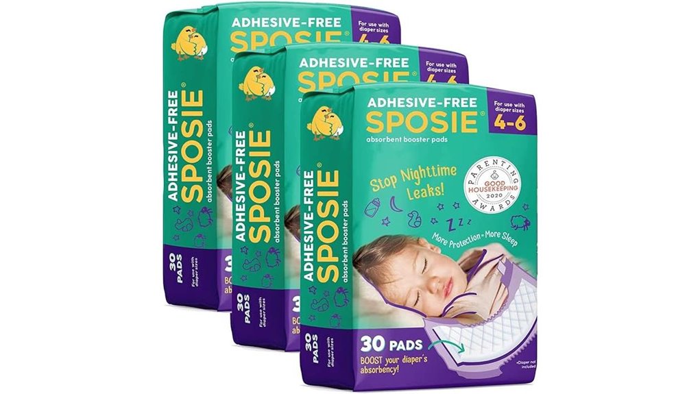 disposable overnight diaper boosters