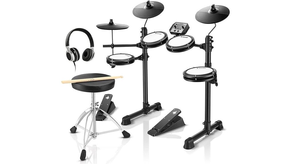 donner ded 80 mesh electronic drumset