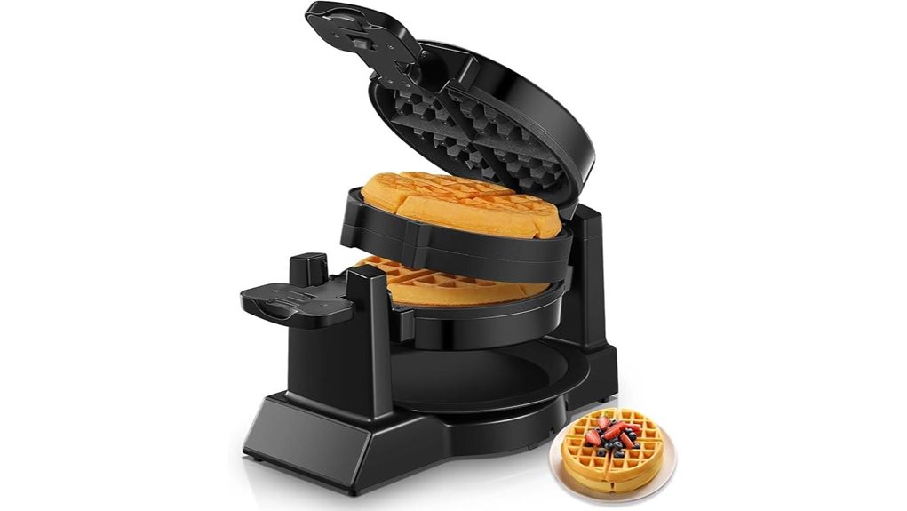 double 8 slice 1400w waffle maker