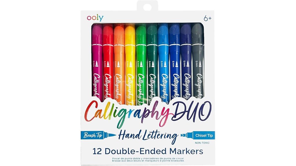 double ended calligraphy pen set