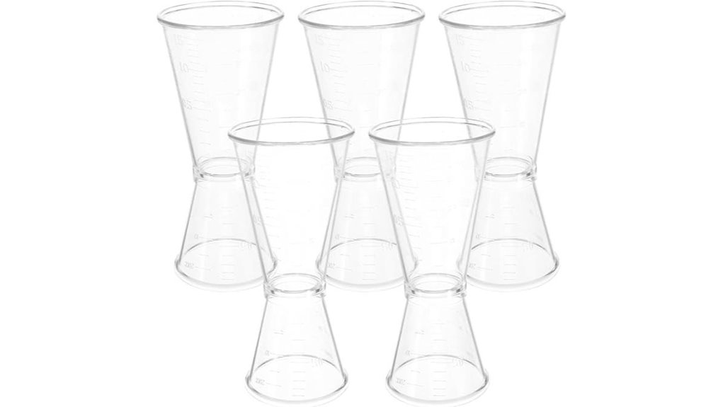 double headed measuring cup for cocktails