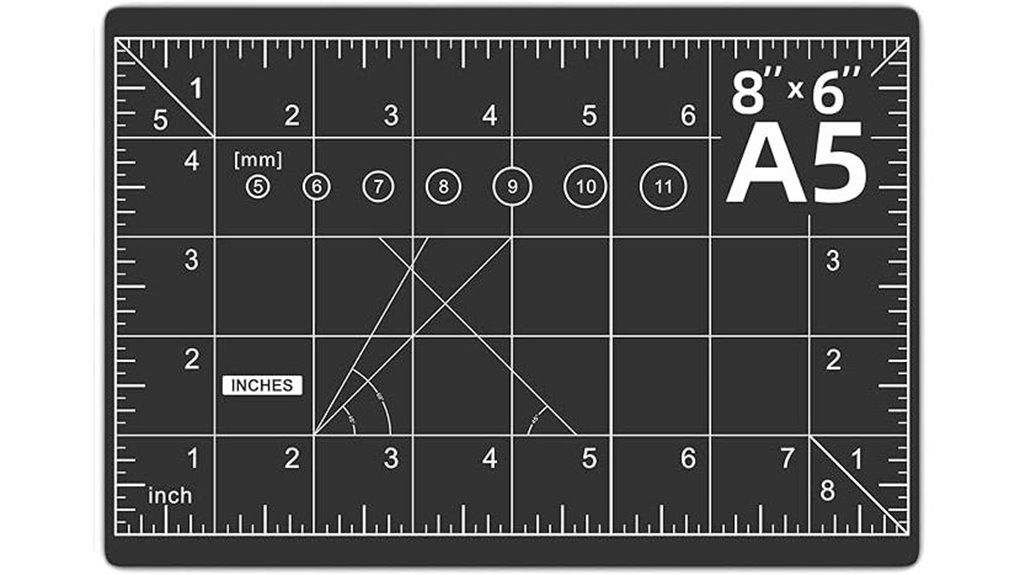 double sided a5 self healing cutting mat