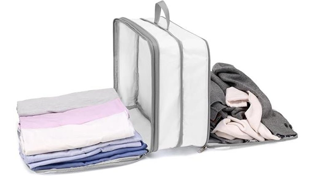 double sided expandable packing cubes