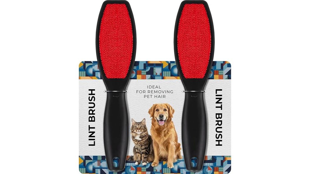 double sided pet hair brush