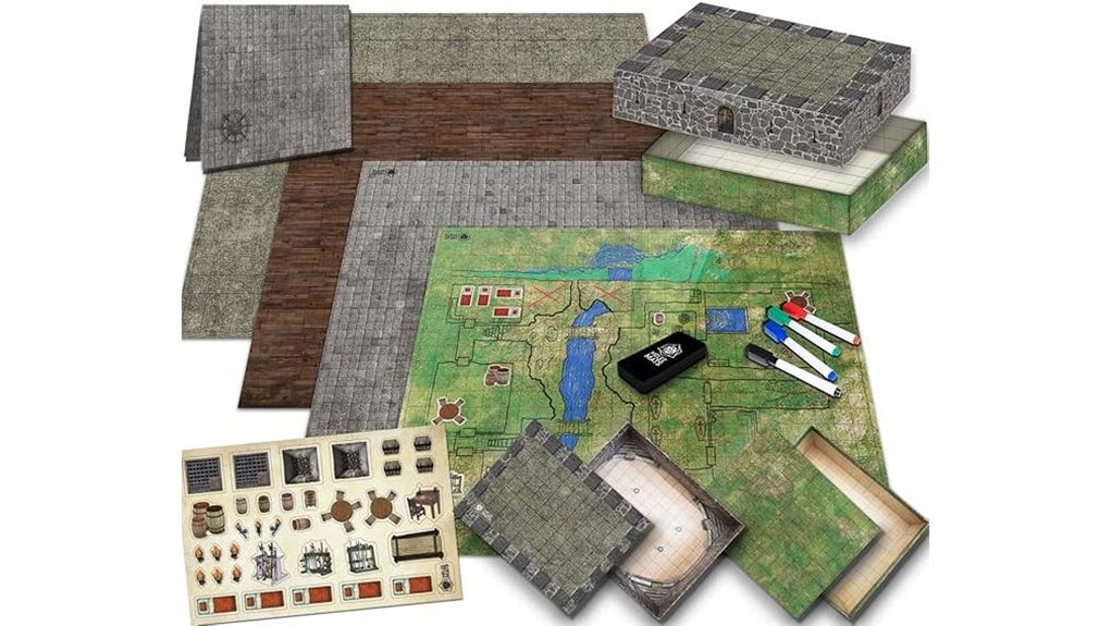 double sided wet dry battle mat