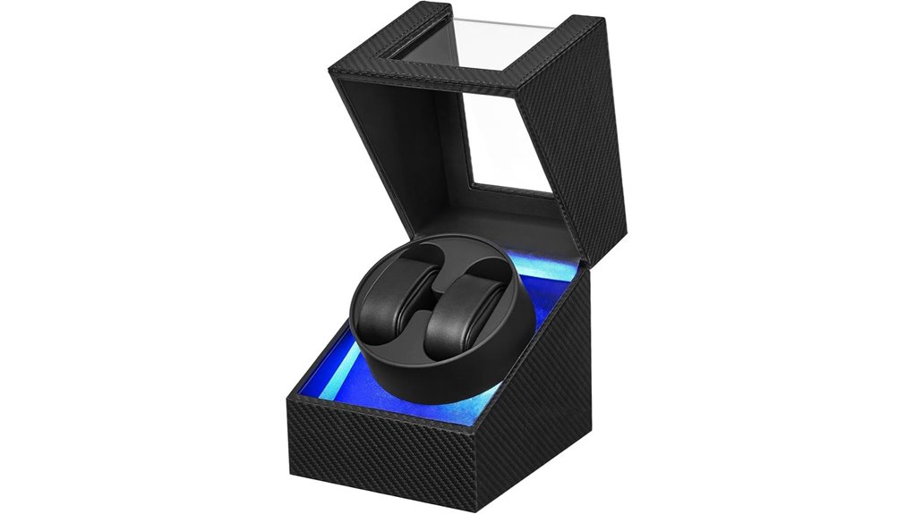 double watch winder box