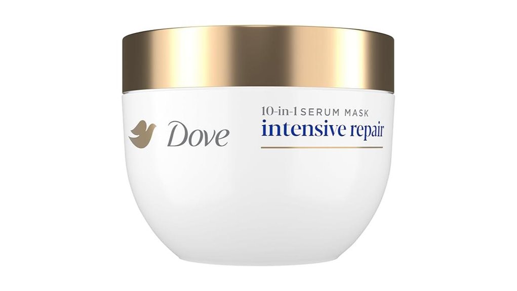 dove intensive repair serum mask