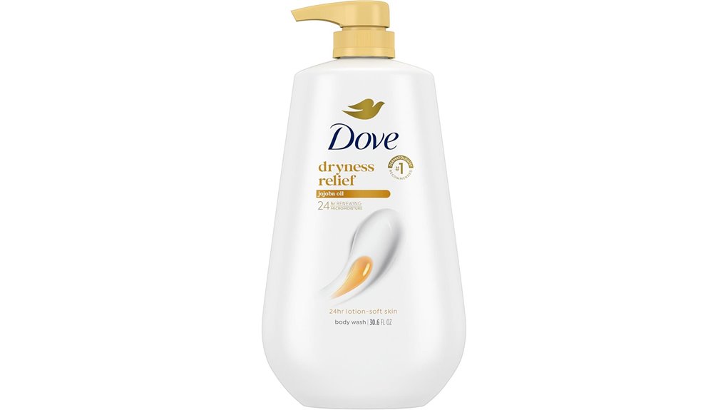 dove jojoba moisturizing body wash