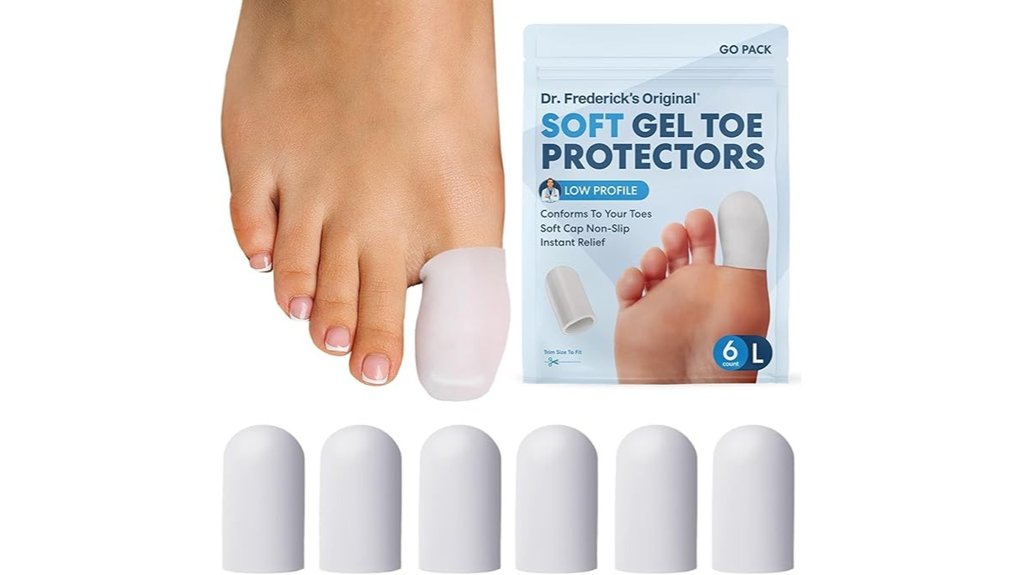 dr frederick s soft gel toe protectors