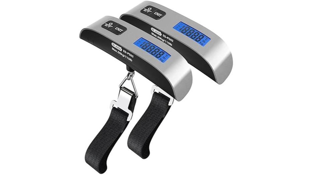 dr meter dual portable luggage scale