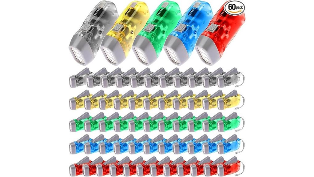 droutti hand crank emergency flashlight