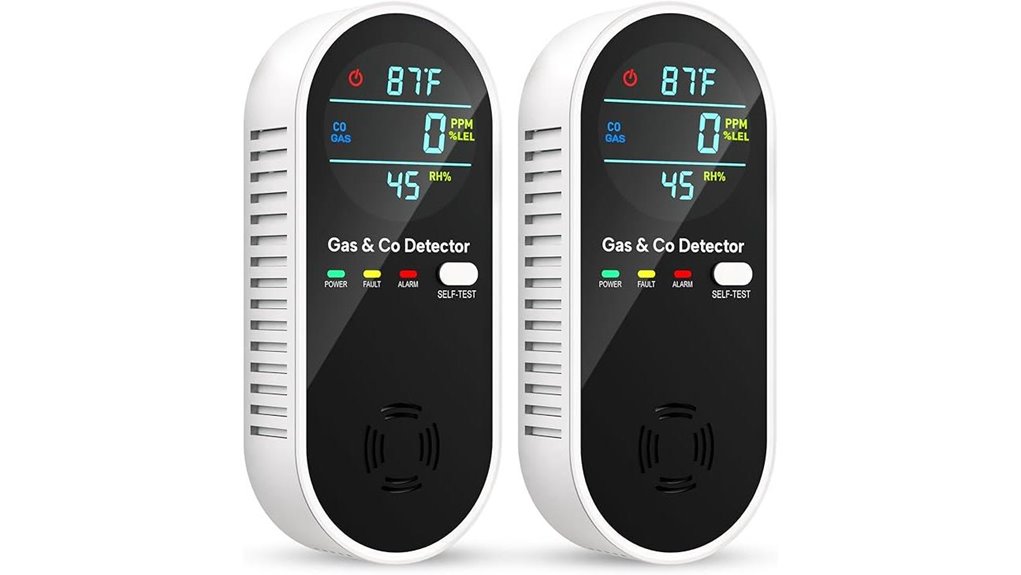 dual 4 in 1 gas detectors