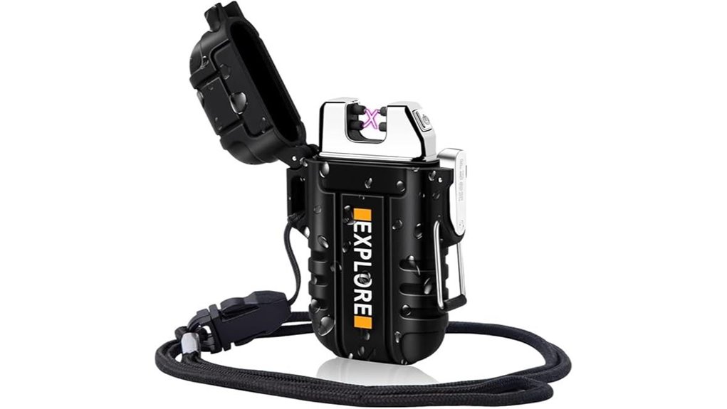 dual arc usb rechargeable windproof