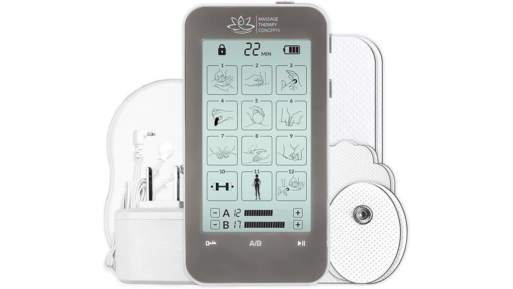 dual channel tens ems unit