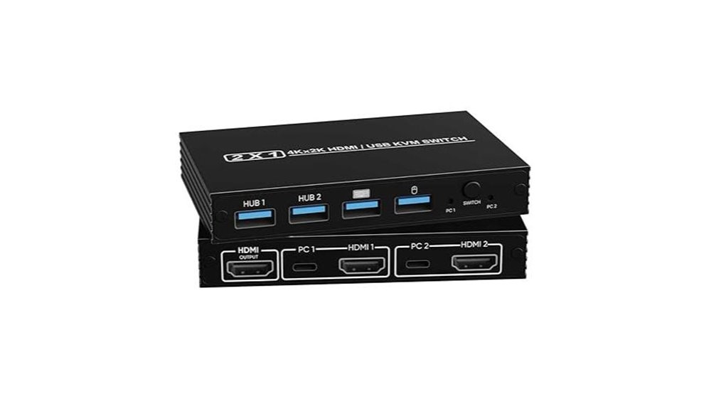 dual computer 4k60 hdmi kvm