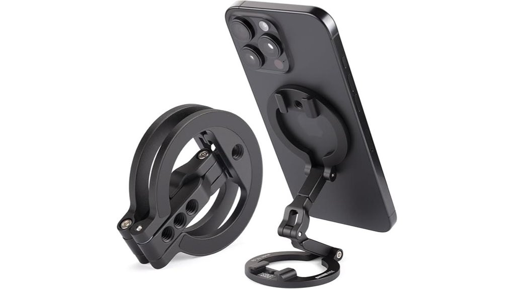 dual magnetic 360 foldable stand