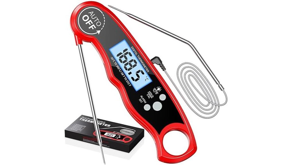 dual probe digital meat thermometer
