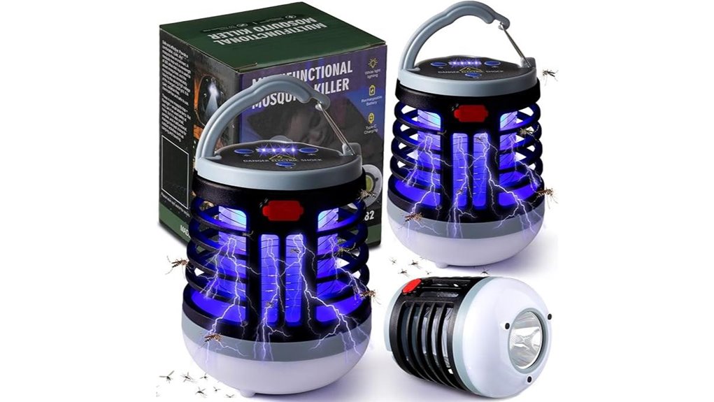 dual usb rechargeable bug zappers