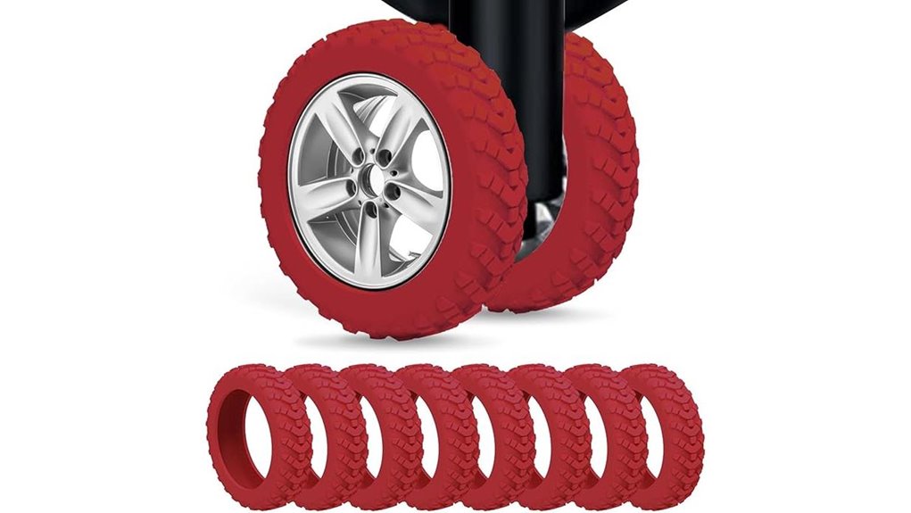 dual wheel luggage wheel protectors