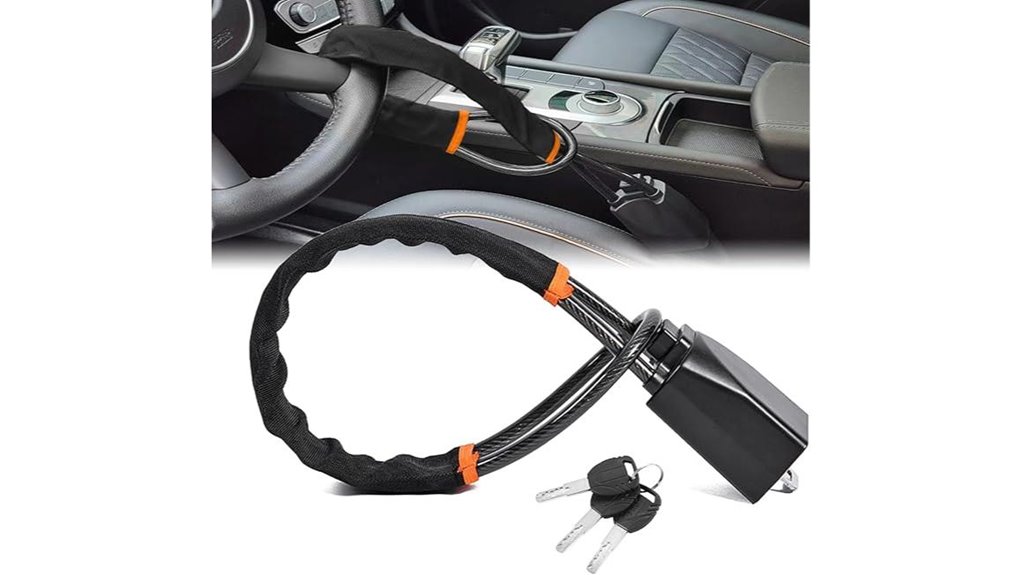 dualguard steering and belt lock