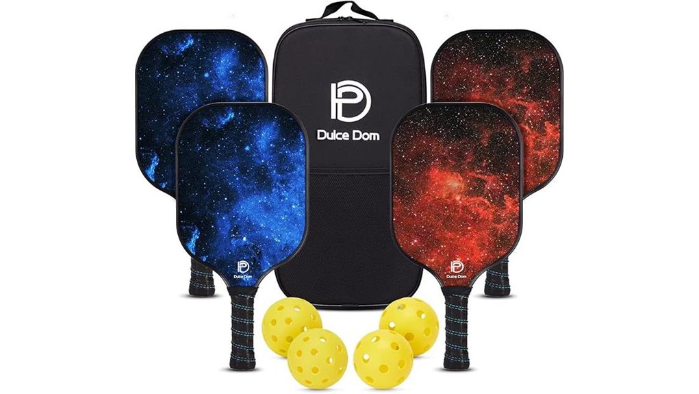 dulce dom pickleball paddle set