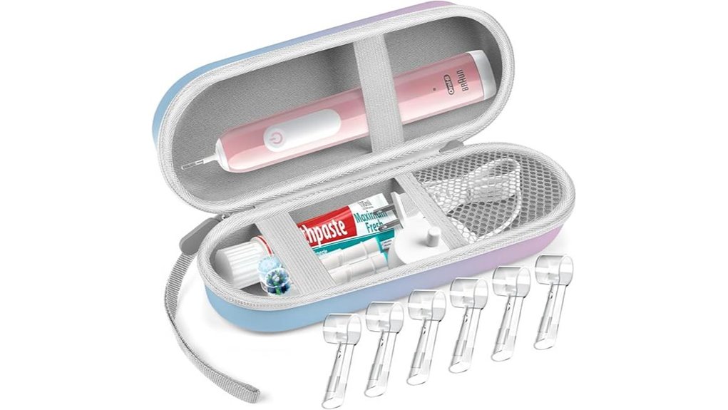 durable electric toothbrush travel case