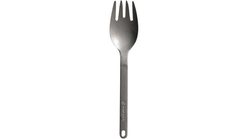 durable lightweight titanium camping spoon