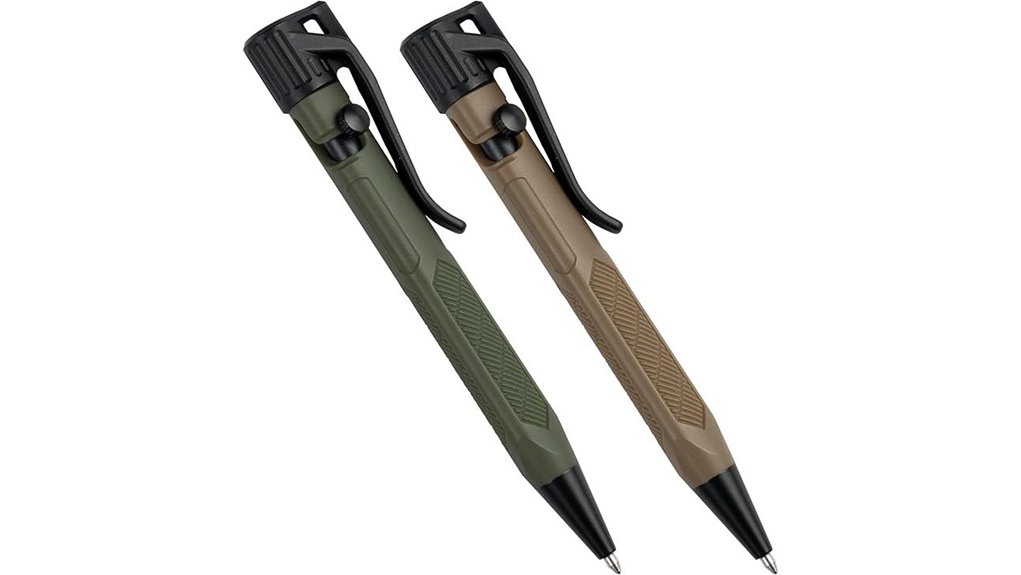 durable mini bolt action pens