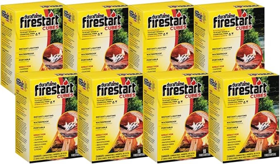 duraflame firestart cubes pack
