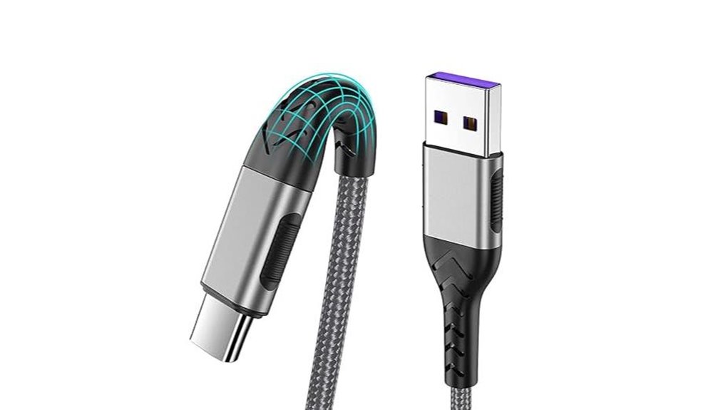 durcord braided 10ft usb c
