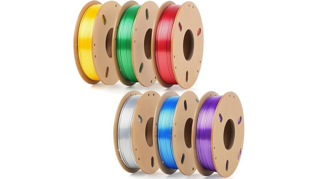 dynta silk pla six color bundle