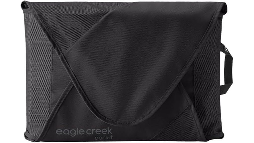 eagle creek large black garment folder