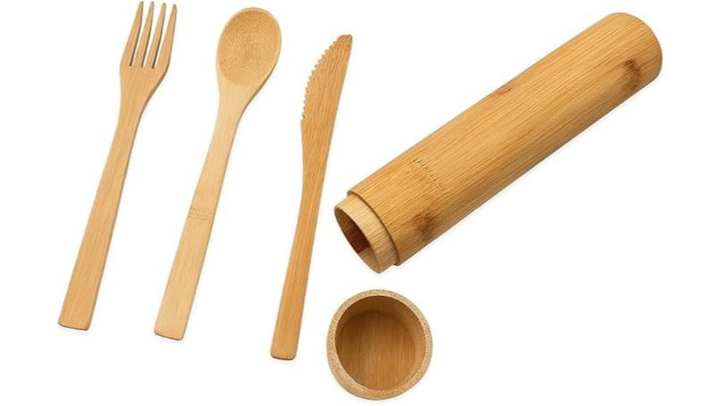 eco friendly bamboo travel utensils