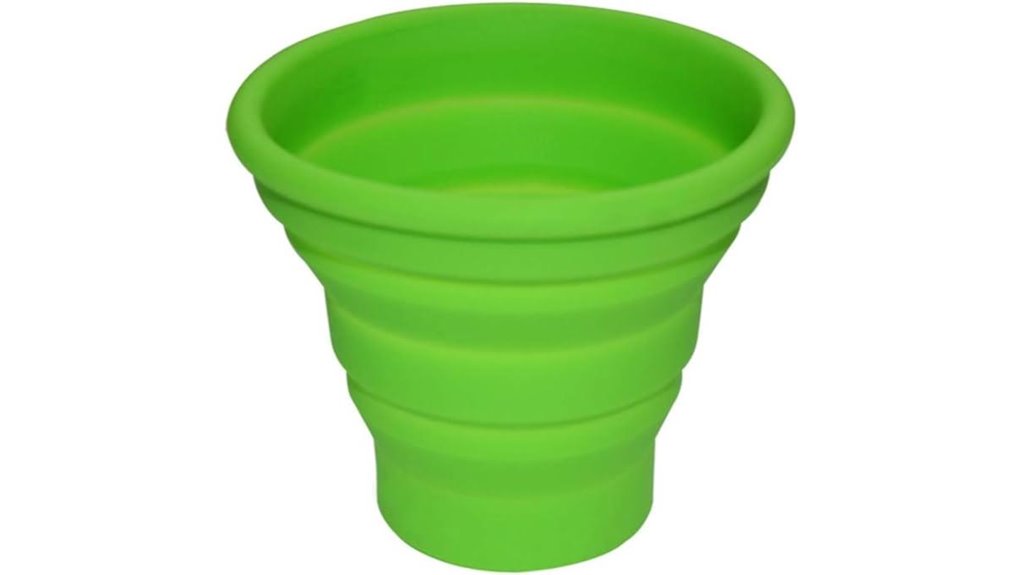 ecoart silicone collapsible travel cup