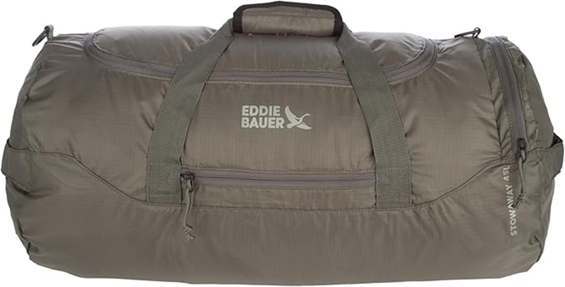 eddie bauer packable ripstop duffel